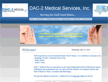 Tablet Screenshot of dacmedical.com